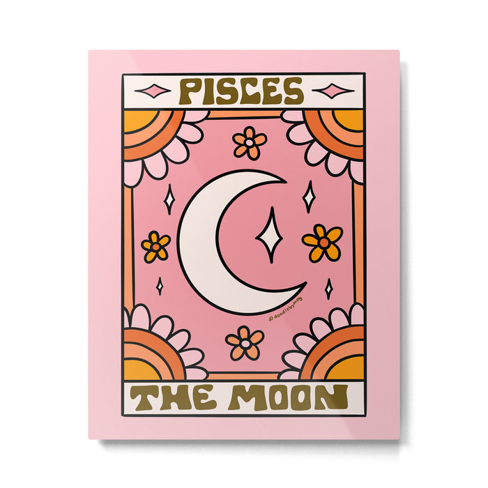 Pisces Tarot Card Metal Print Gallery Image 1