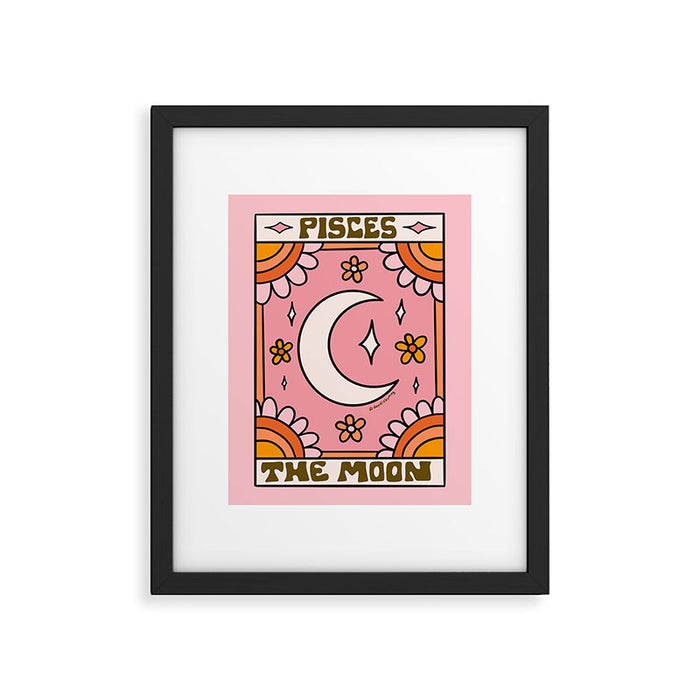 Pisces Tarot Card Framed Art Print Gallery Image 1