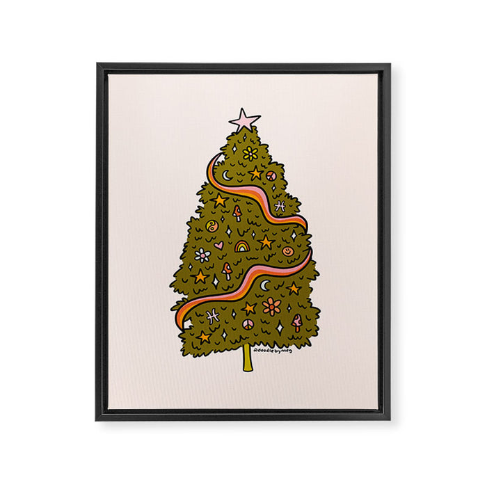 Pisces Tree Framed Canvas Print Gallery Image 1