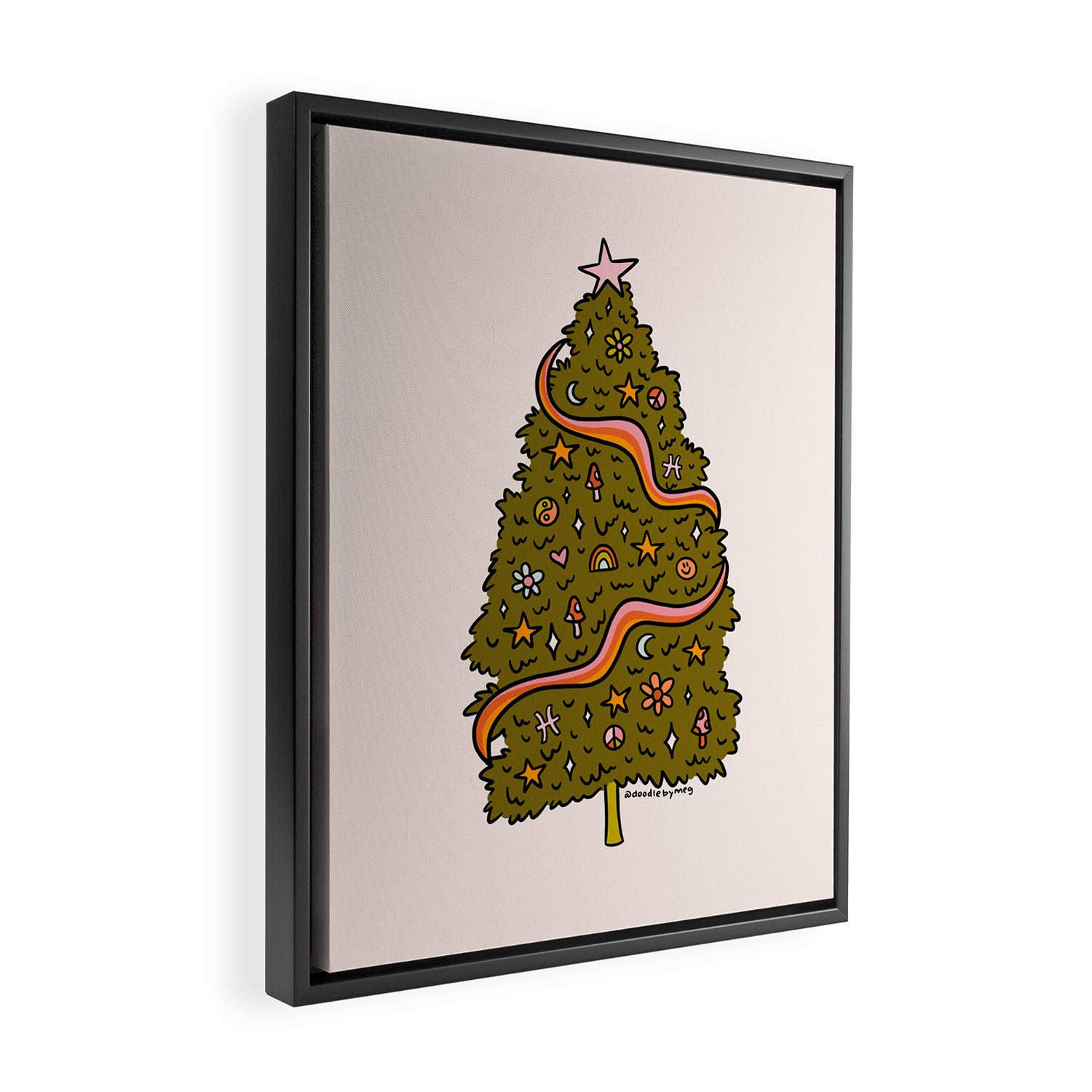 Pisces Tree Framed Canvas Print Gallery Image 2