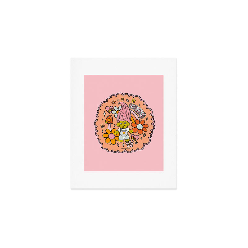 Pisces Troll Art Print Gallery Image 1
