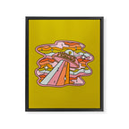 Pisces UFO Framed Canvas Print Gallery Image 8