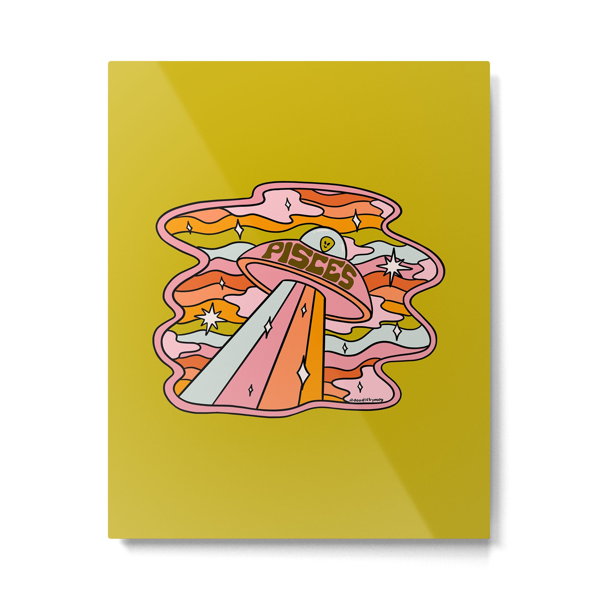 Pisces UFO Metal Print Gallery Image 6
