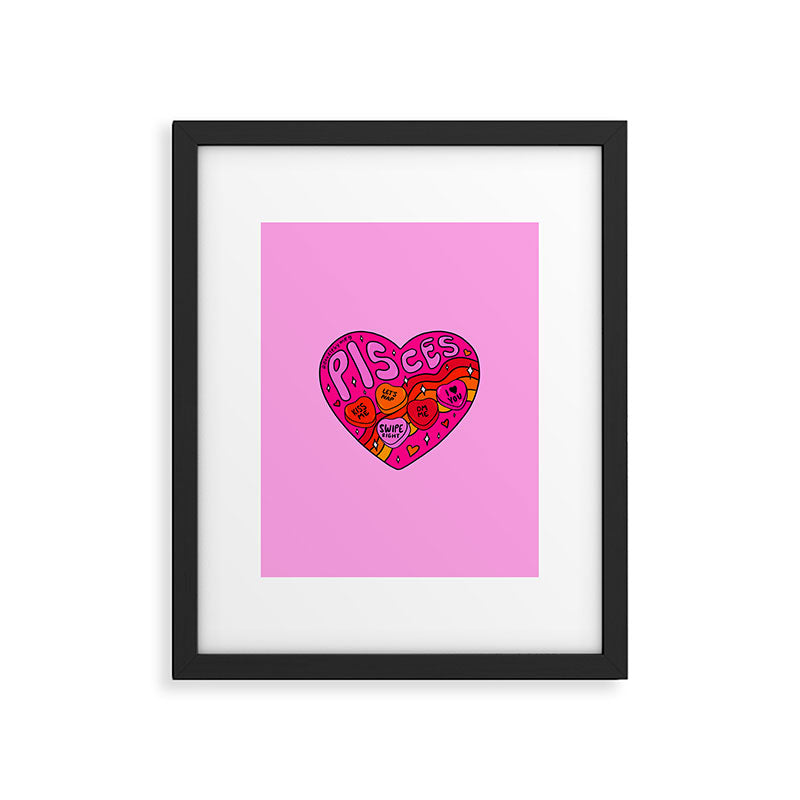 Pisces Valentine Framed Art Print Gallery Image 6