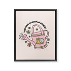 Pisces Watering Can Framed Canvas Print Gallery Image 8