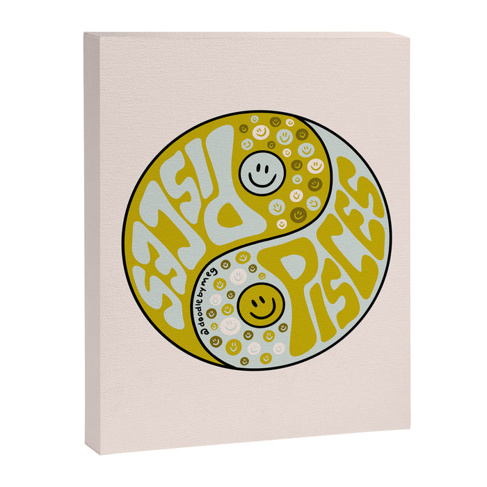 Pisces Yin Yang Canvas Print Gallery Image 1