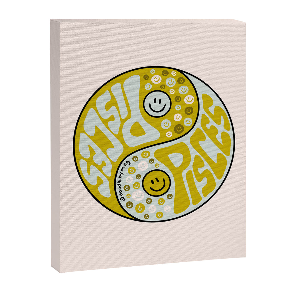 Pisces Yin Yang Canvas Print Gallery Image 8