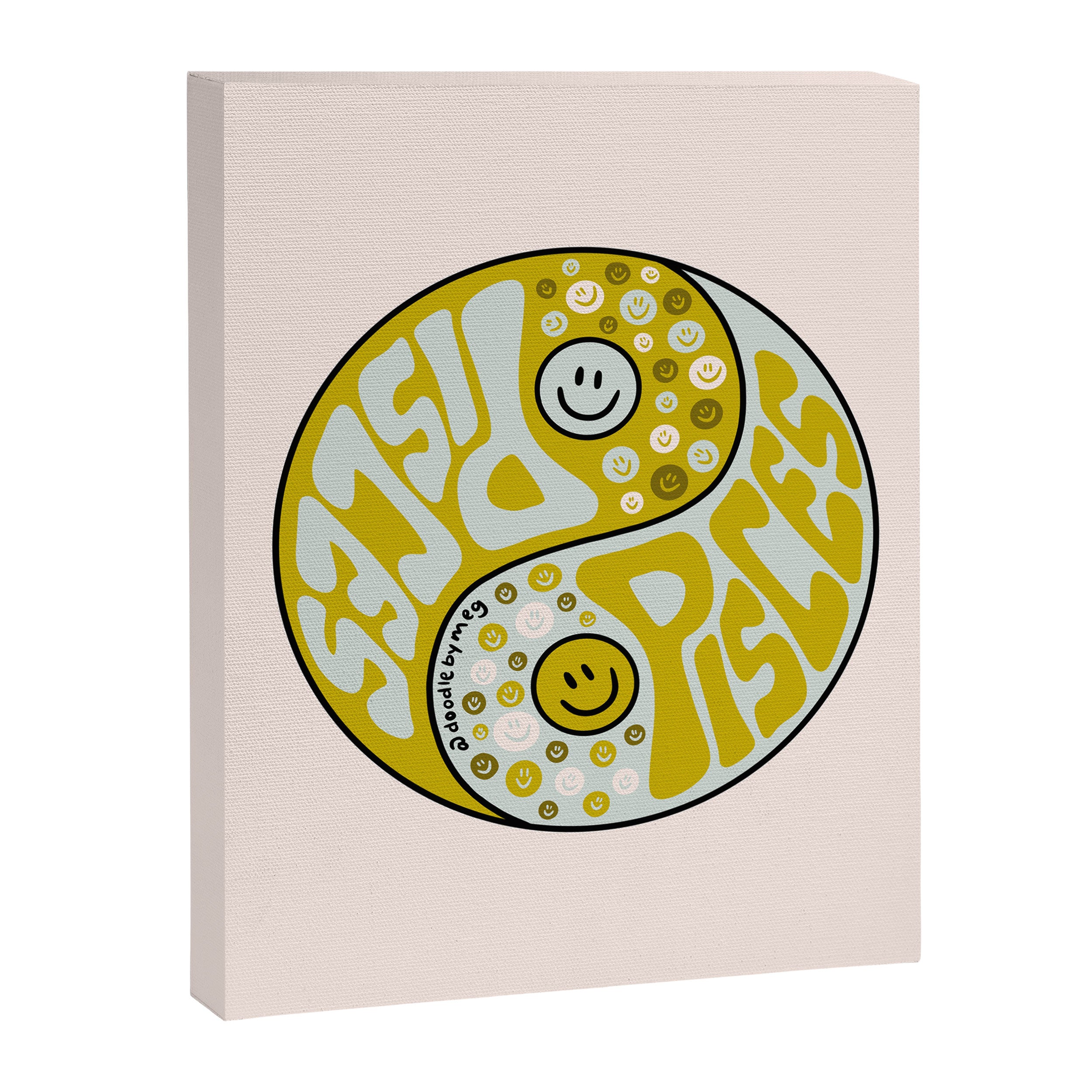 Pisces Yin Yang Canvas Print Gallery Image 8