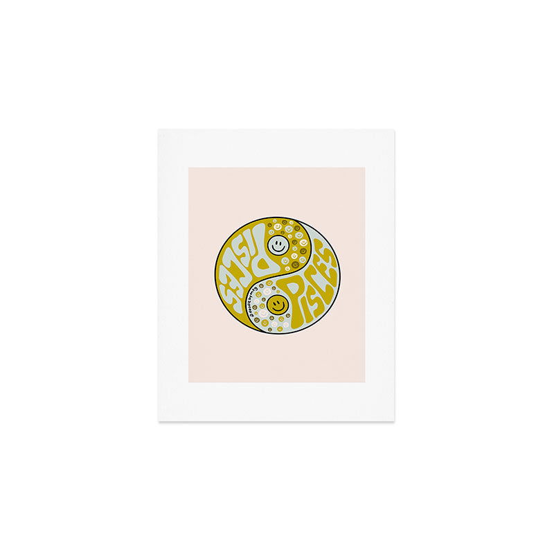 Pisces Yin Yang Art Print Gallery Image 1