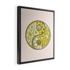Pisces Yin Yang Framed Canvas Print Gallery Image 2