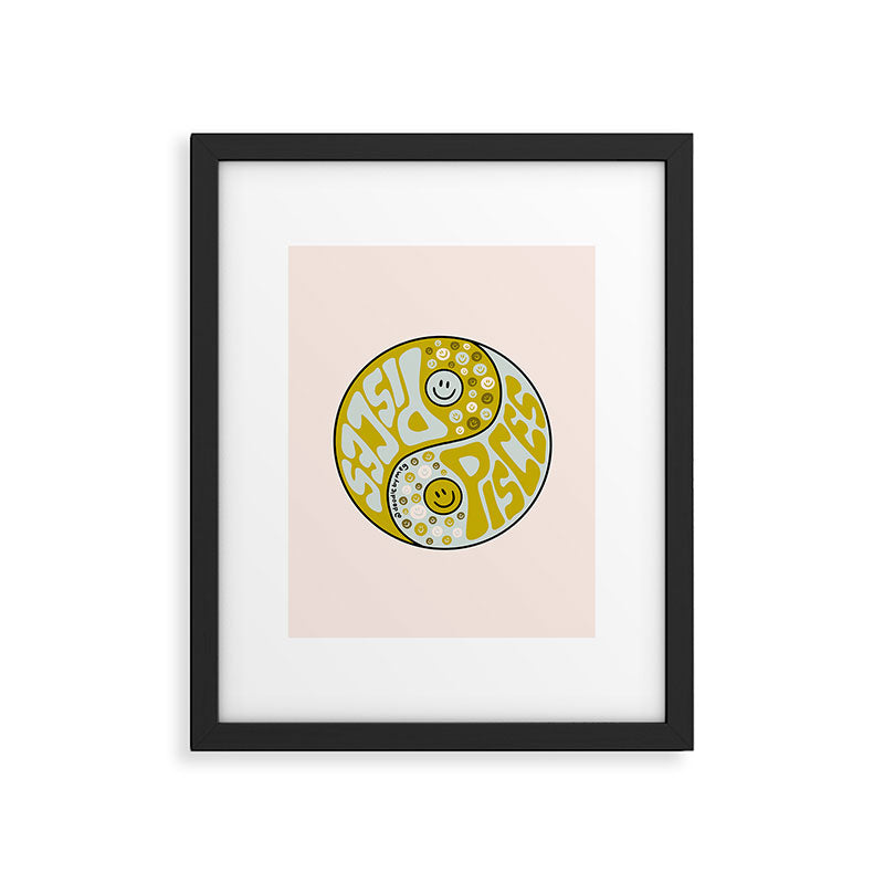 Pisces Yin Yang Framed Art Print Gallery Image 6