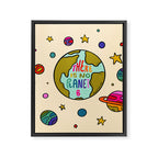 Planet B Framed Canvas Print Gallery Image 8