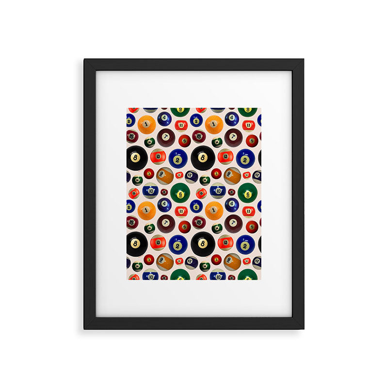 Pool Collage Print Framed Art Print Gallery Image 5