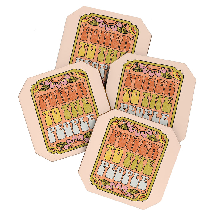 Power to the Peopl Coaster Gallery Image 1