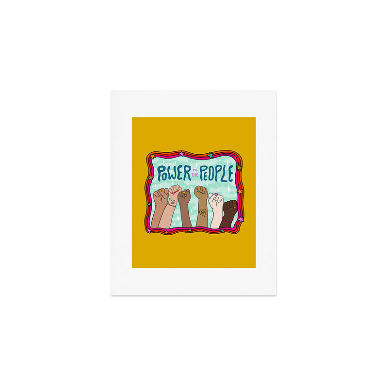 Power to the People Art Print Gallery Image 1