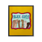 Power to the People Framed Canvas Print Gallery Image 8