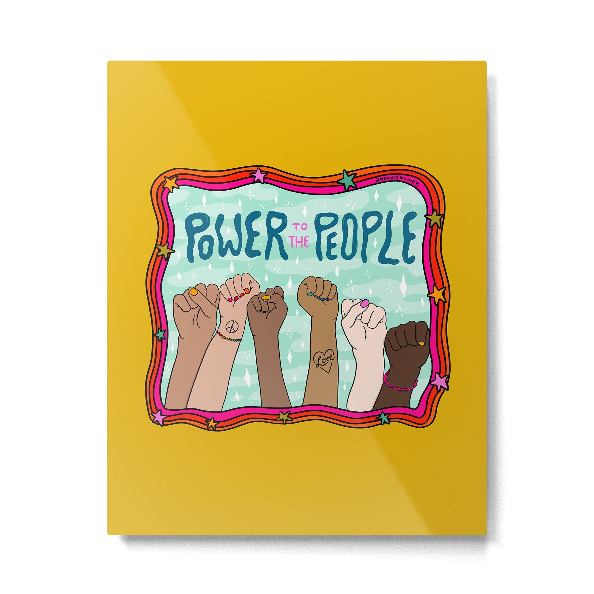 Power to the People Metal Print Gallery Image 6