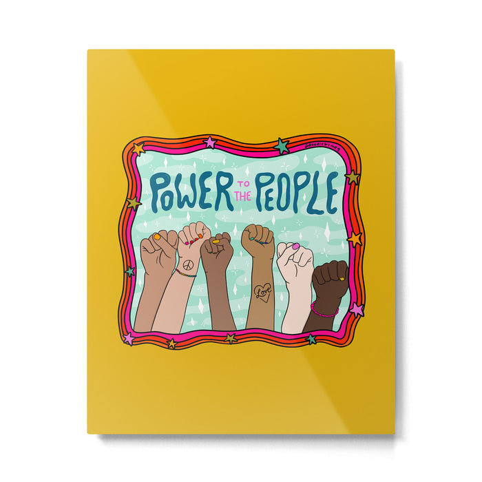 Power to the People Metal Print Gallery Image 1