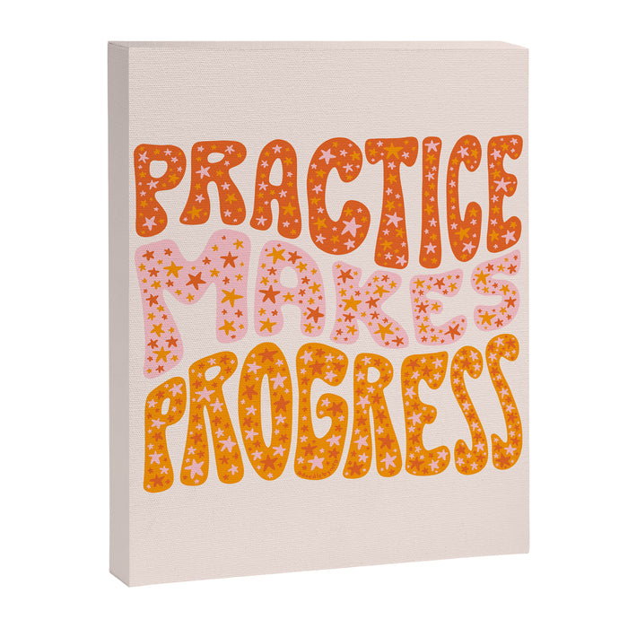 Practice Makes Progress Canvas Print Gallery Image 1