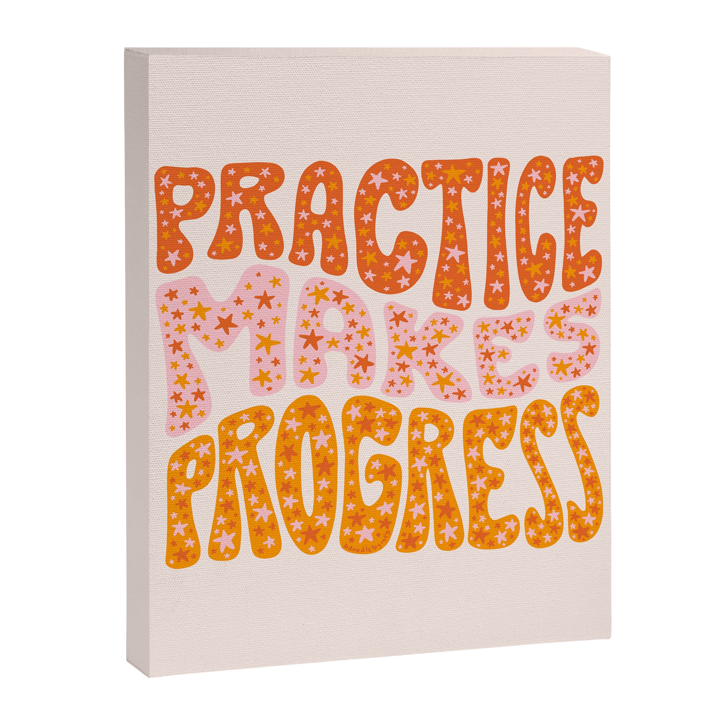 Practice Makes Progress Canvas Print Gallery Image 8