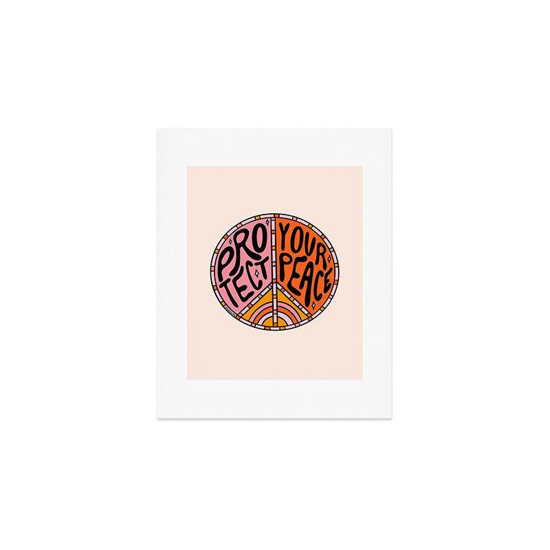 Protect Your Peace Art Print Gallery Image 1