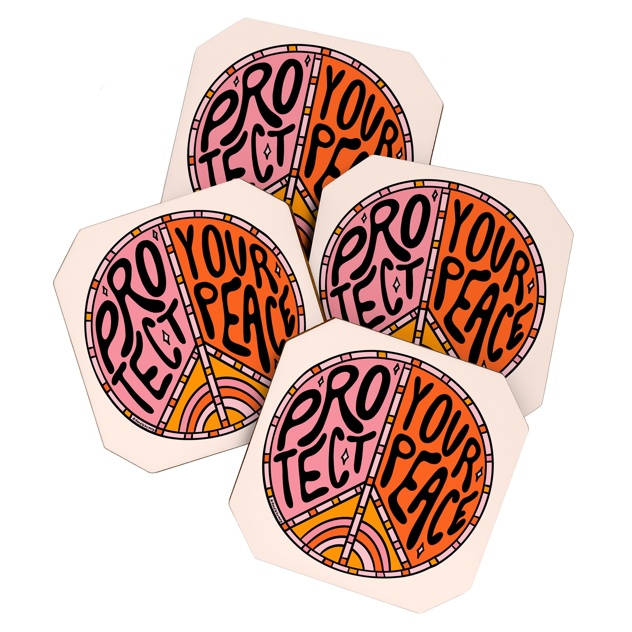 Protect Your Peace Coaster Gallery Image 1