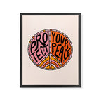 Protect Your Peace Framed Canvas Print Gallery Image 8