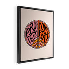 Protect Your Peace Framed Canvas Print Gallery Image 2