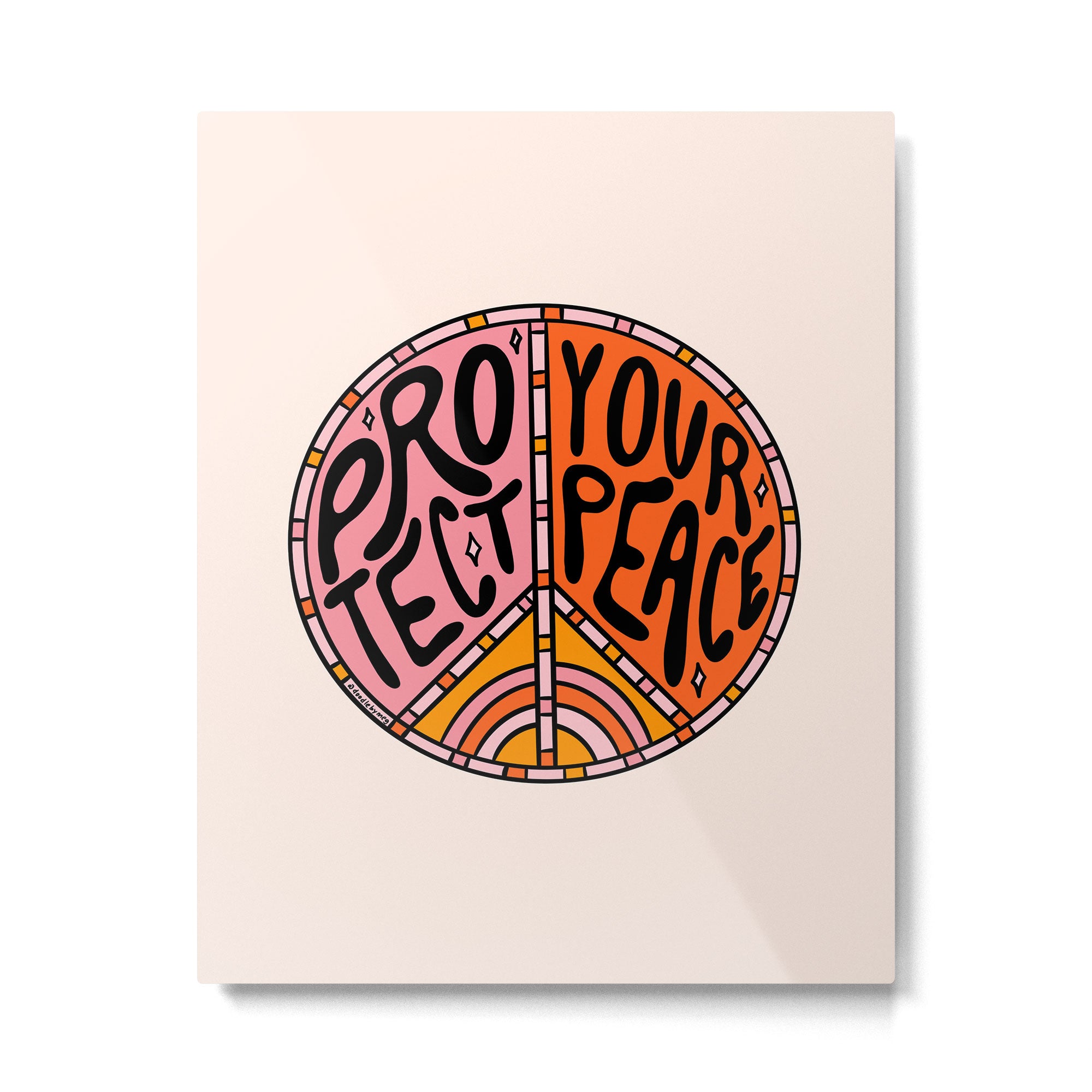 Protect Your Peace Metal Print Gallery Image 6