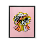 Proud To Be A Childless Dog Lady Framed Canvas Print Gallery Image 8