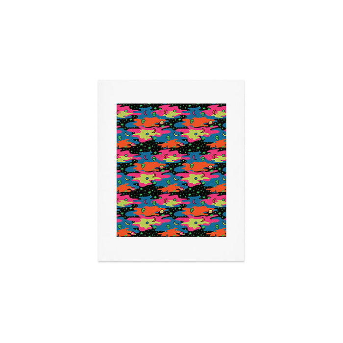 Psychedelic Space Art Print Gallery Image 1