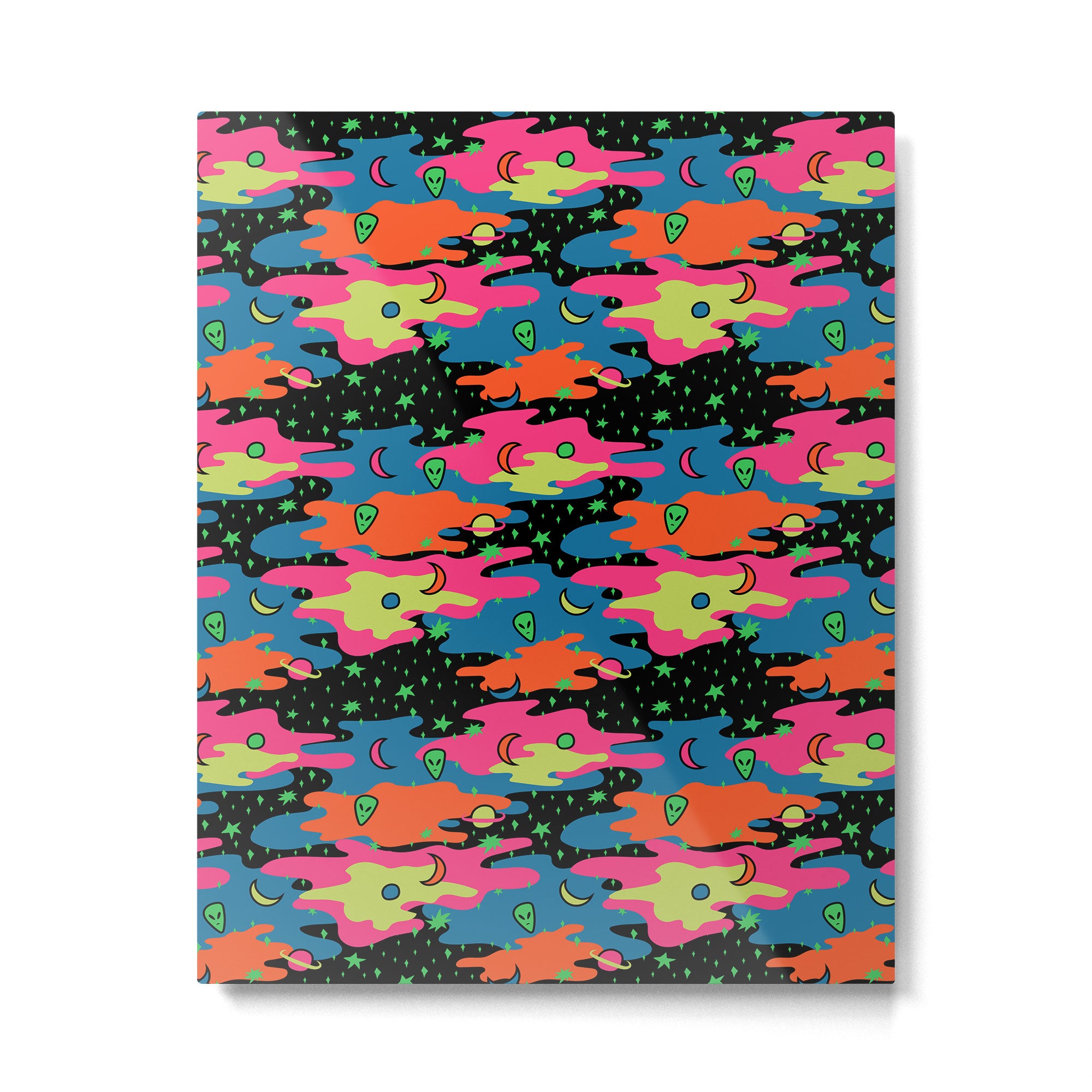 Psychedelic Space Metal Print Gallery Image 6