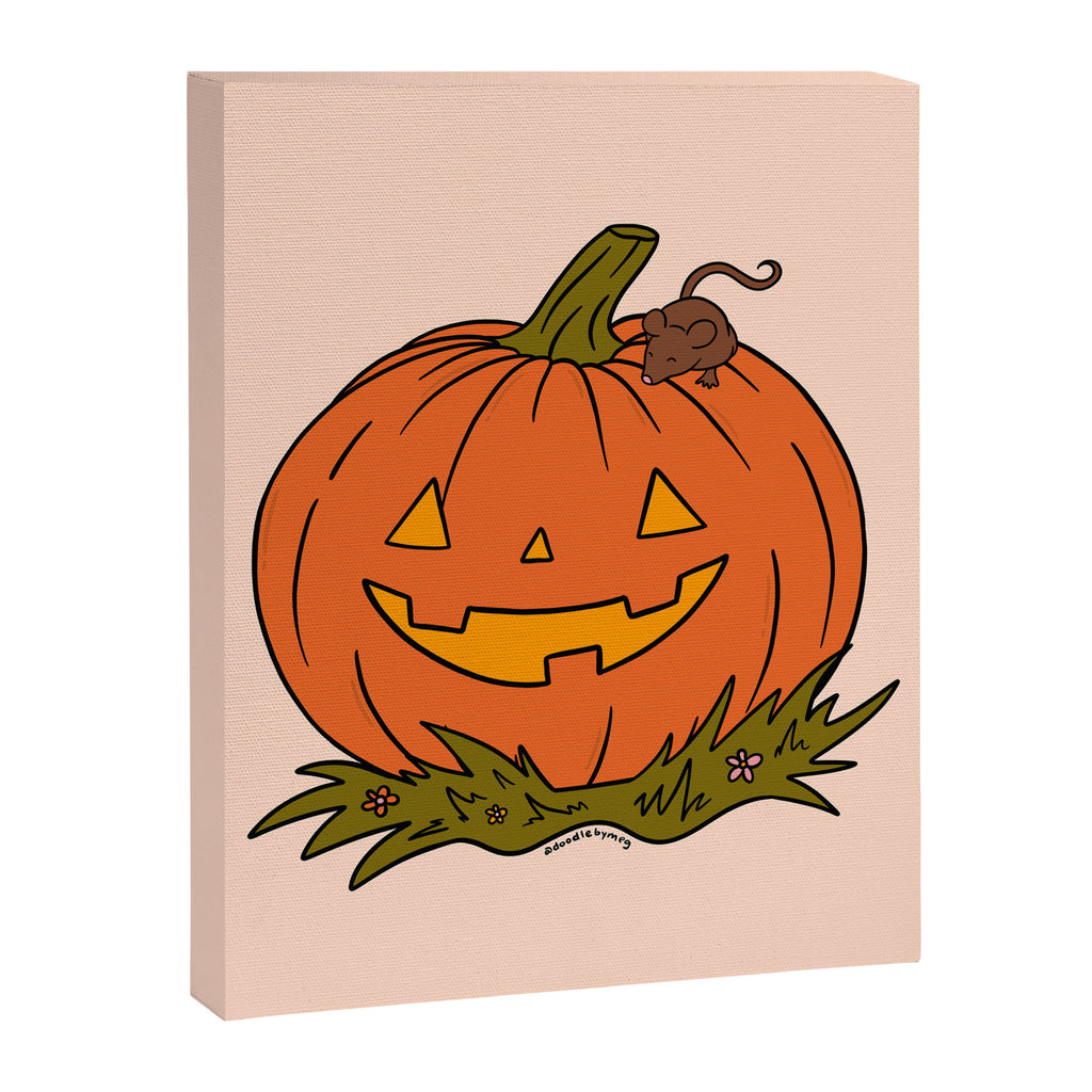 Pumpkin and Mouse Canvas Print Gallery Image 8