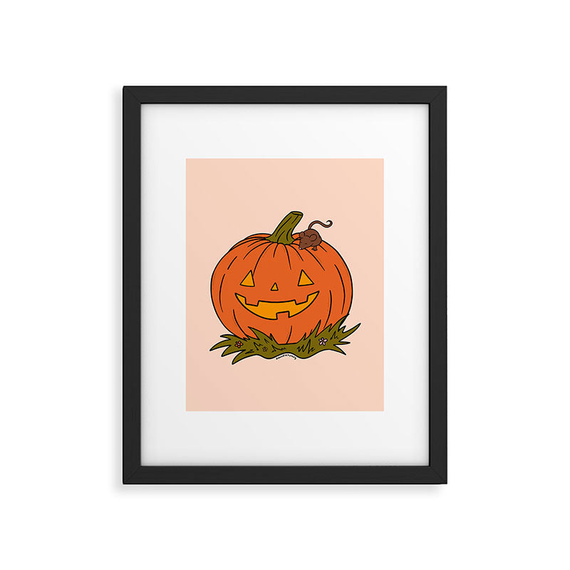 Pumpkin and Mouse Framed Art Print Gallery Image 6