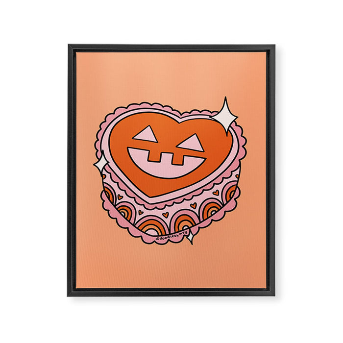 Pumpkin Cake Framed Canvas Print Gallery Image 1