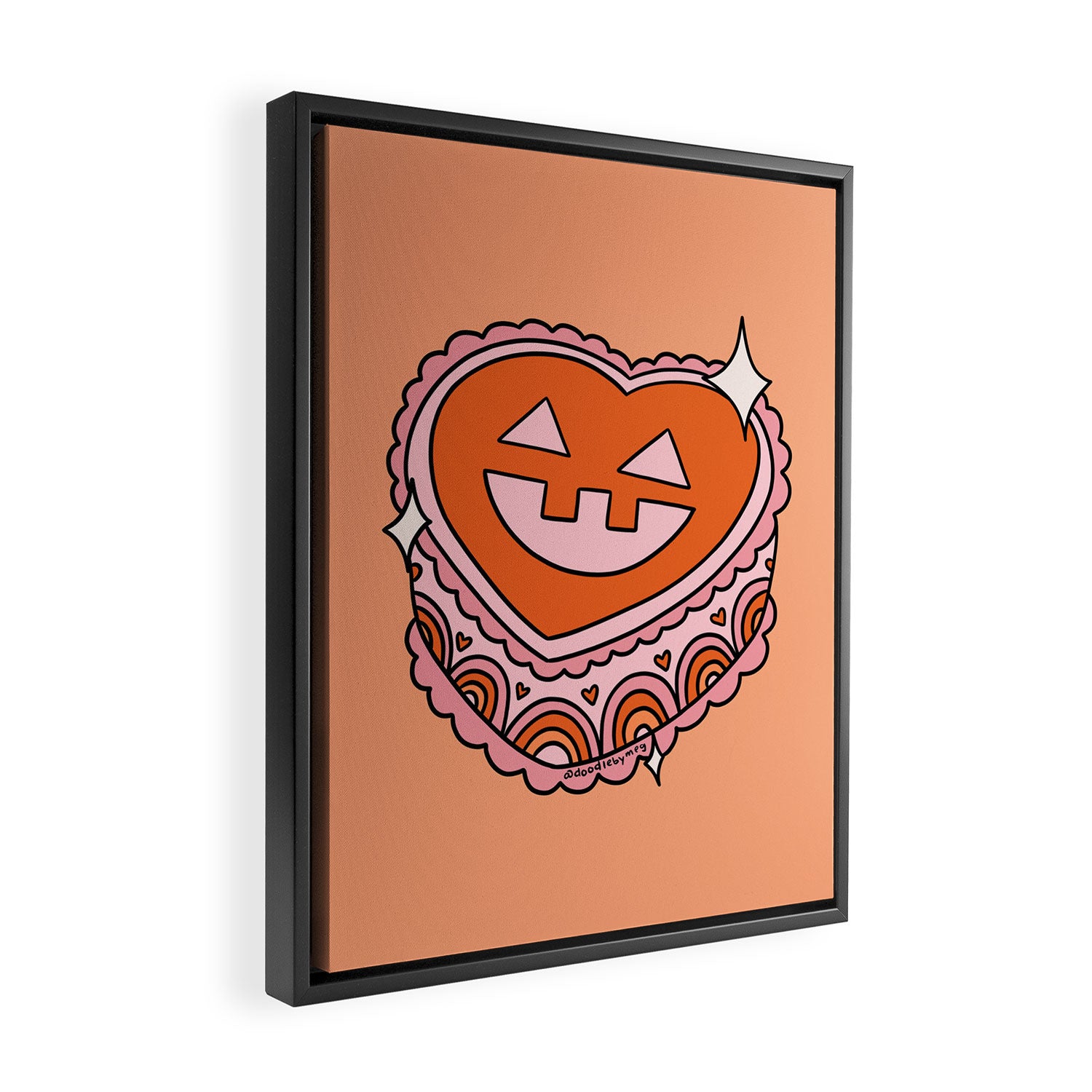 Pumpkin Cake Framed Canvas Print Gallery Image 2