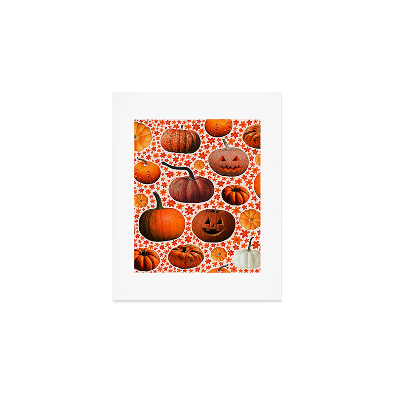 Pumpkin Collage Art Print Gallery Image 1