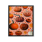 Pumpkin Collage Framed Canvas Print Gallery Image 8