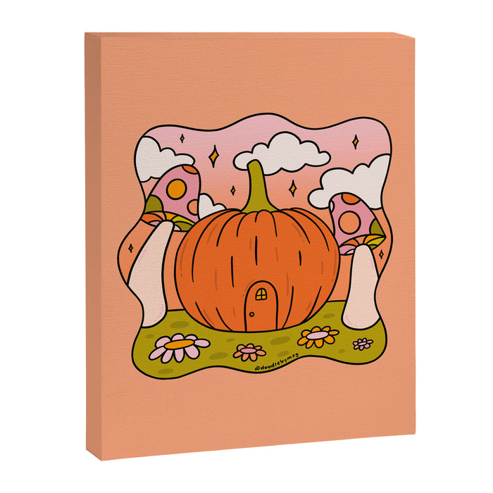 Pumpkin Cottage Canvas Print Gallery Image 1
