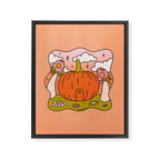 Pumpkin Cottage Framed Canvas Print Gallery Image 8