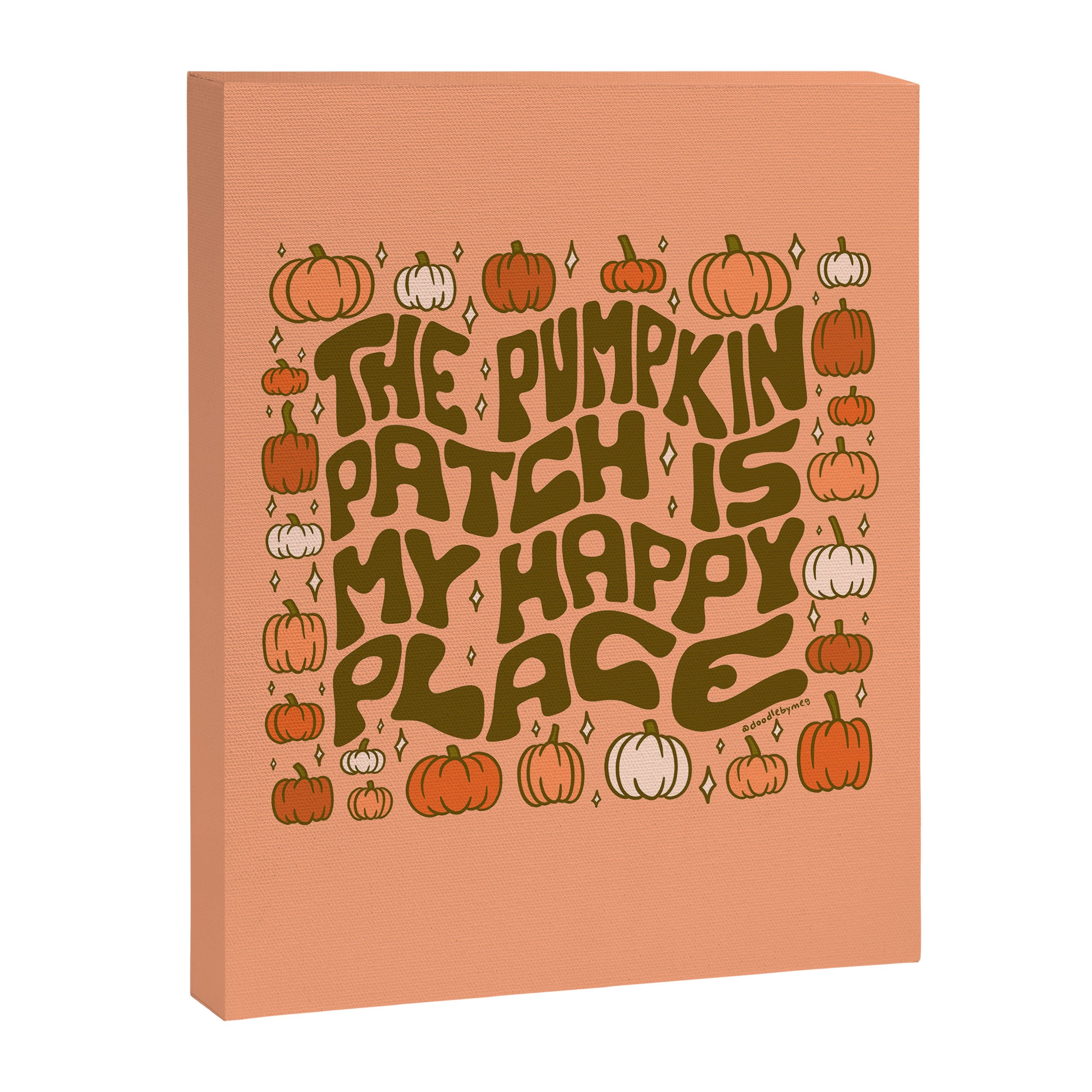 Pumpkin Patch Is My Happy Place Canvas Print Gallery Image 8