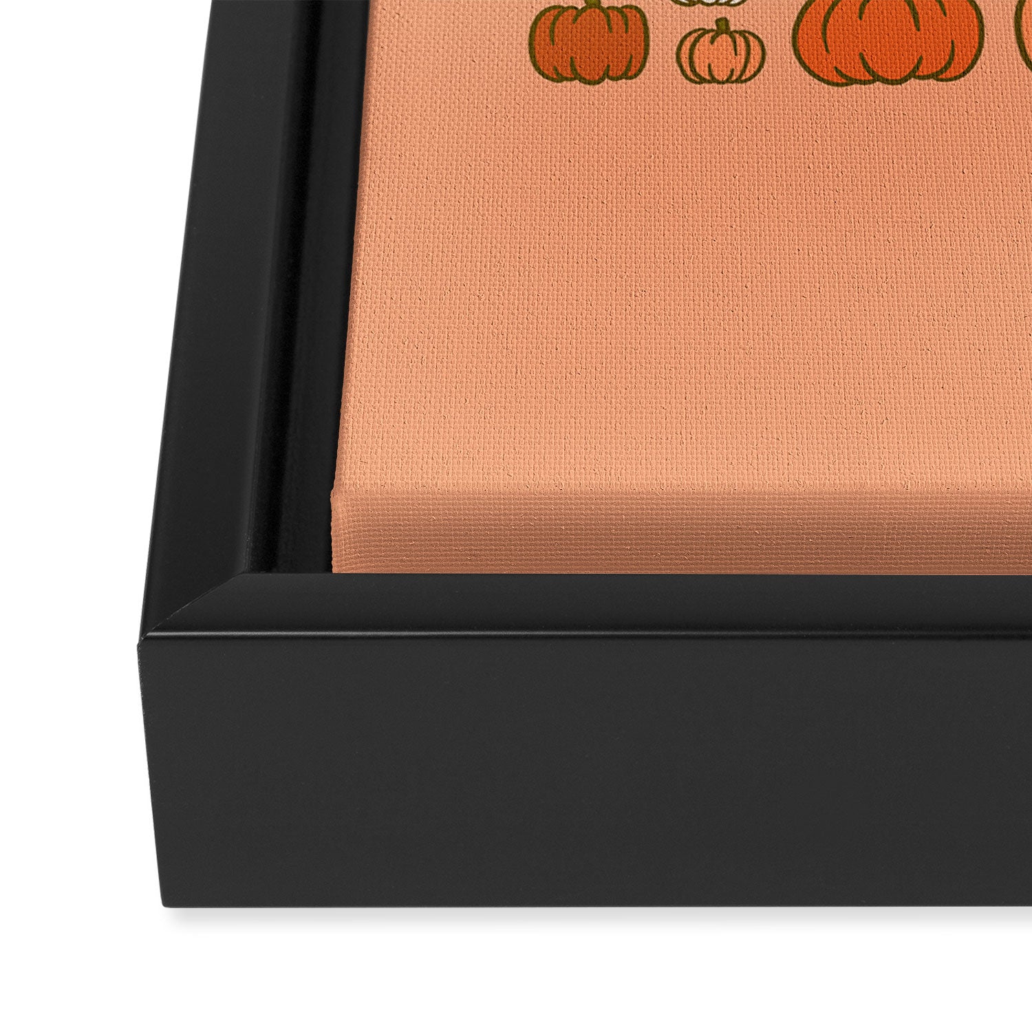 Pumpkin Patch Is My Happy Place Framed Canvas Print Gallery Image 3