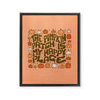 Pumpkin Patch Is My Happy Place Framed Canvas Print Gallery Image 8