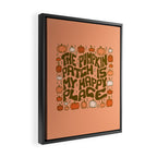 Pumpkin Patch Is My Happy Place Framed Canvas Print Gallery Image 2