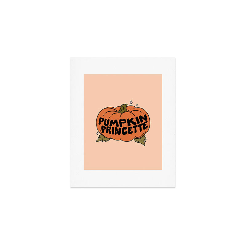 Pumpkin Princette Art Print Gallery Image 1