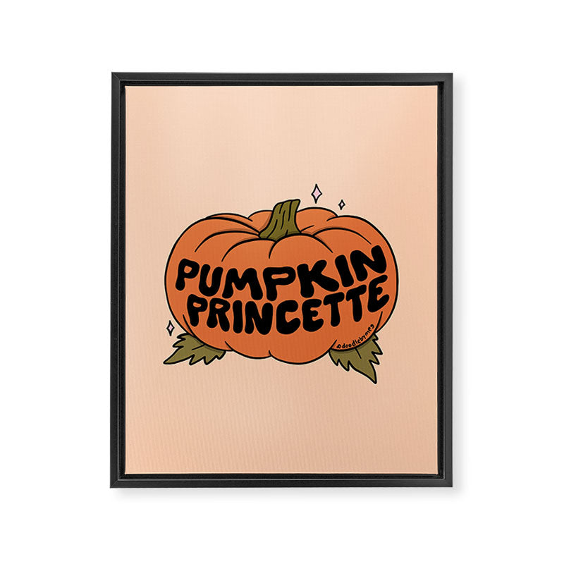Pumpkin Princette Framed Canvas Print Gallery Image 8