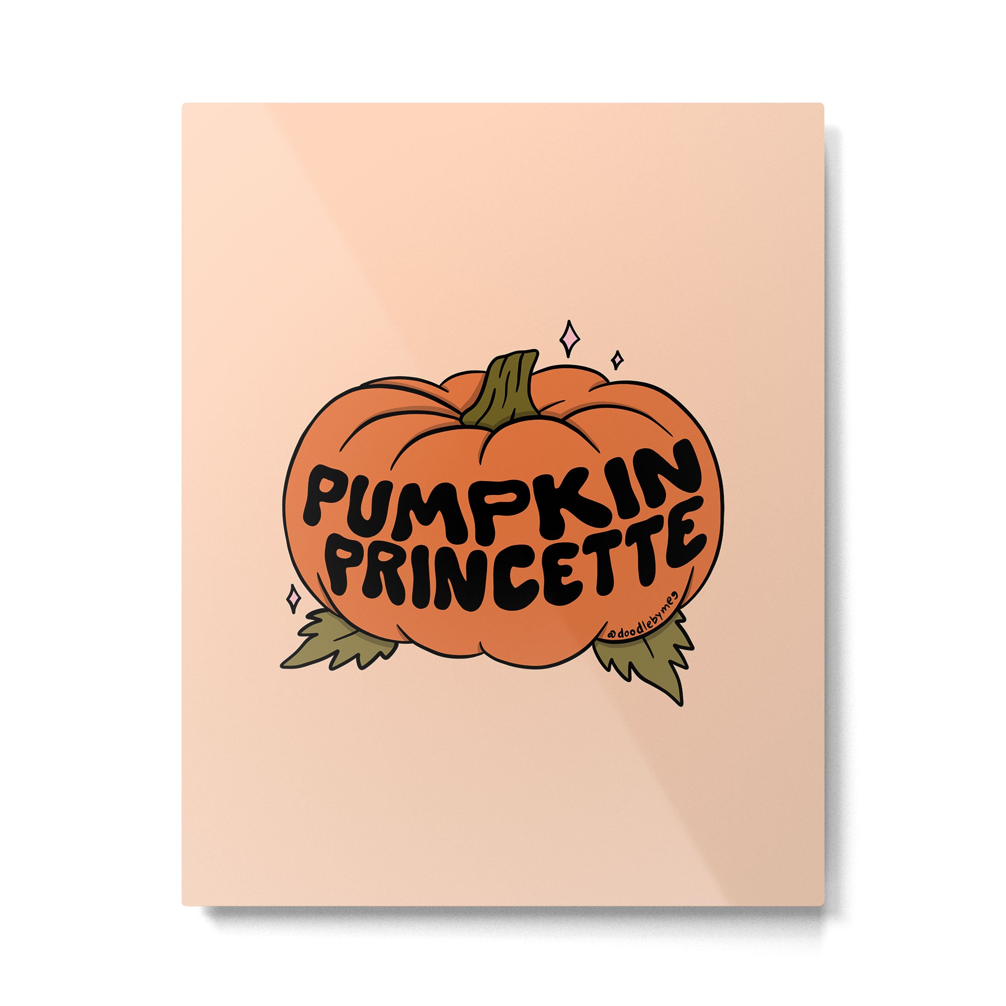 Pumpkin Princette Metal Print Gallery Image 6