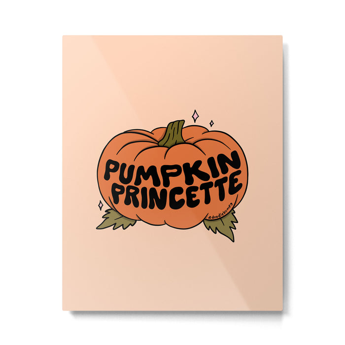 Pumpkin Princette Metal Print Gallery Image 1