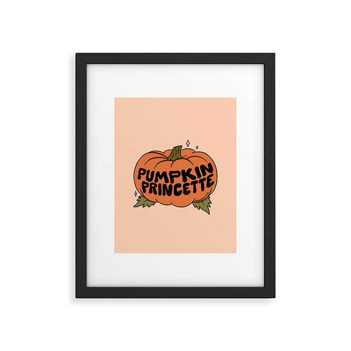 Pumpkin Princette Framed Art Print Gallery Image 1