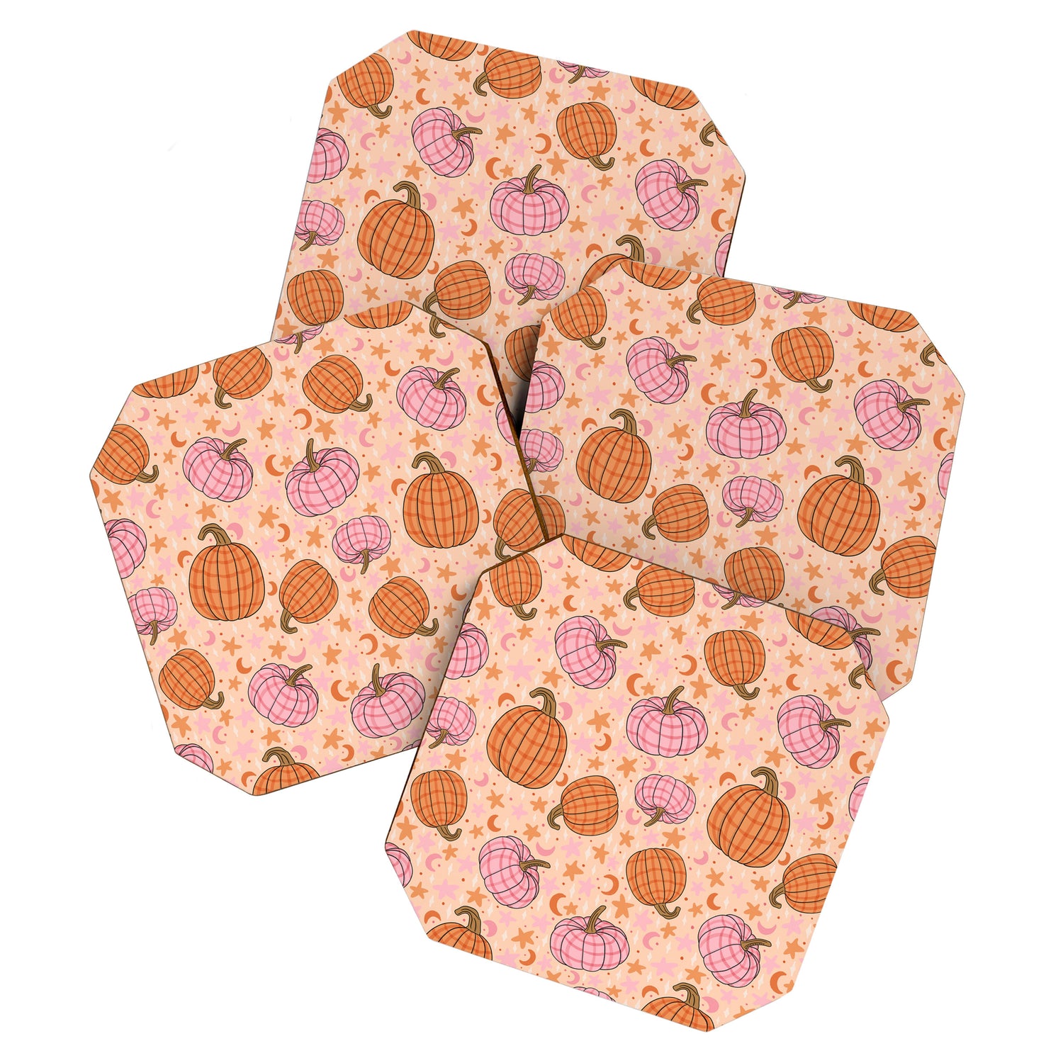 Pumpkin Print Coaster Gallery Image 1